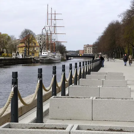 Danes Square Apartments With River View Klaipeda Exterior photo